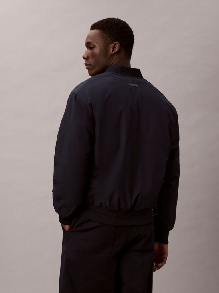 Blue Bomber Jacket  Men