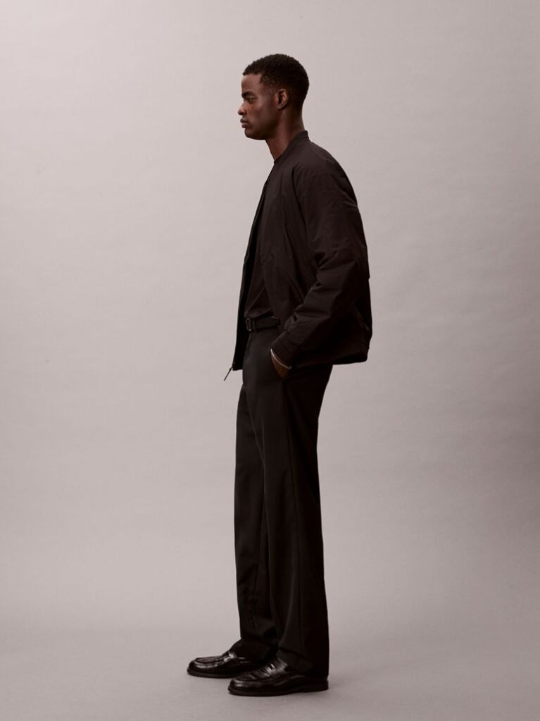 Black Bomber Jacket  Men