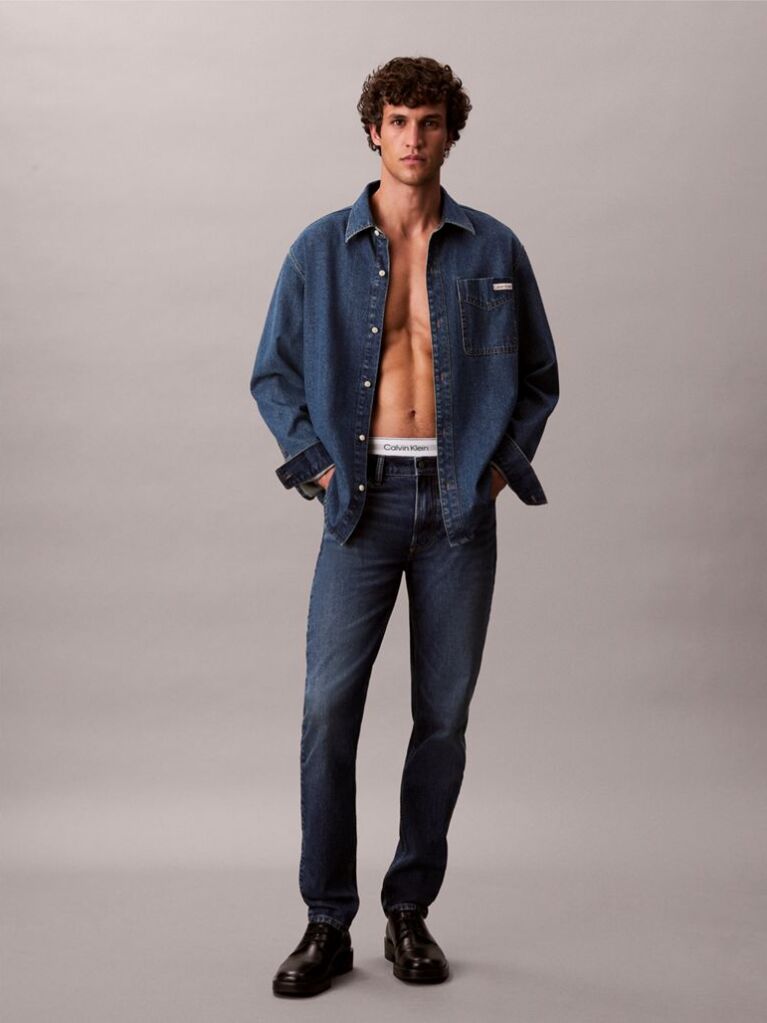 Denim Slim Tapered Jeans  Men