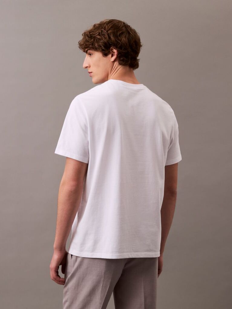 White Shield Logo T-shirt  Men
