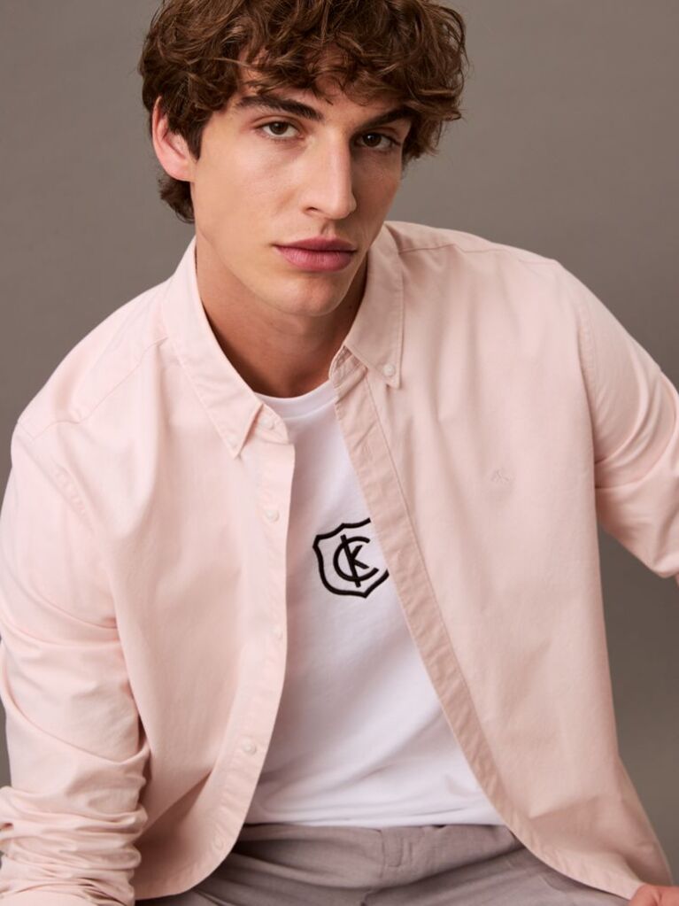 White Shield Logo T-shirt  Men