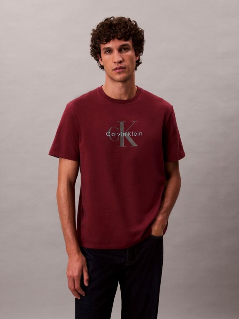 Κόκκινο T-Shirt Με Λογότυπο  Άνδρας