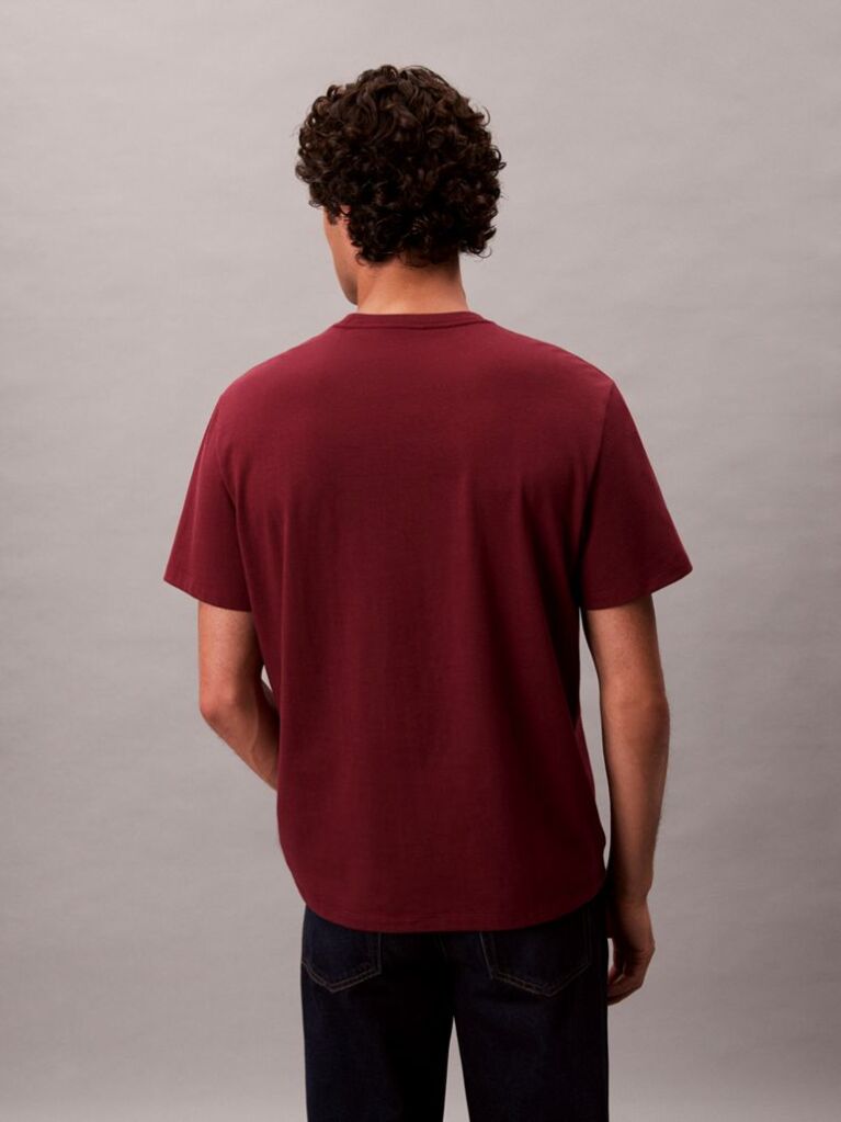 Κόκκινο T-Shirt Με Λογότυπο  Άνδρας