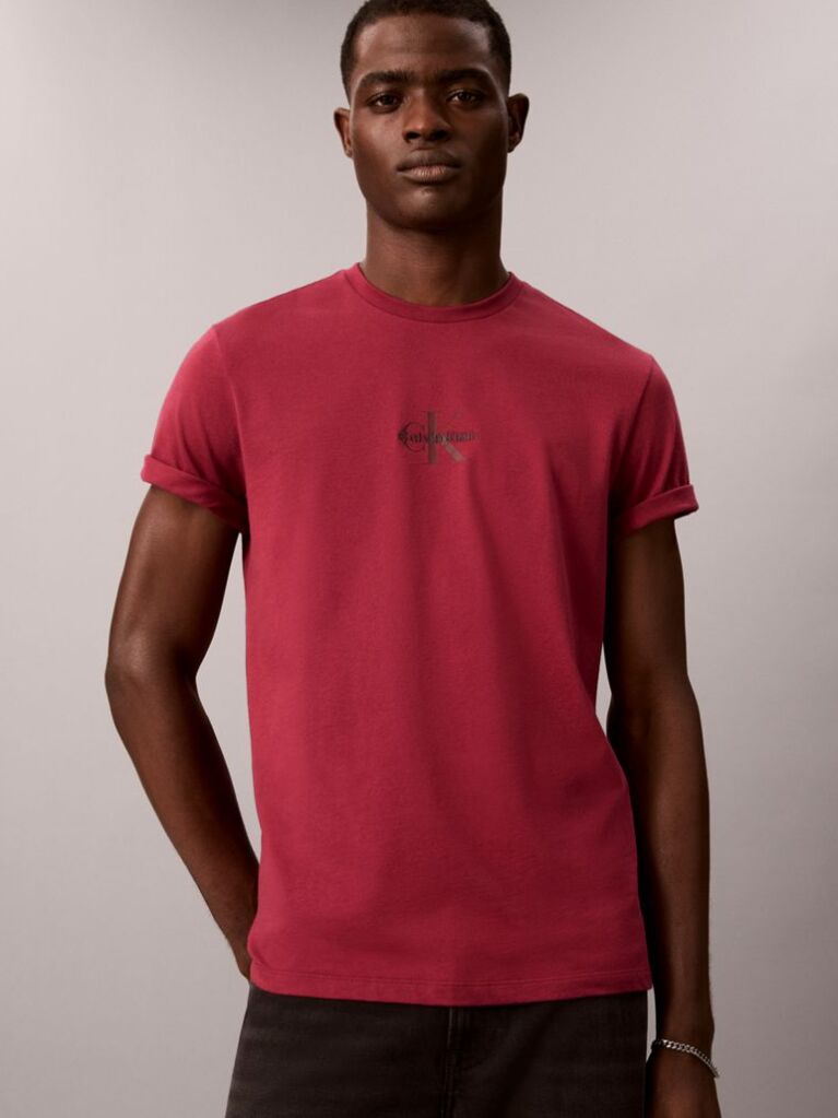 Κόκκινο T-shirt Με Μονόγραμμα  Άνδρας