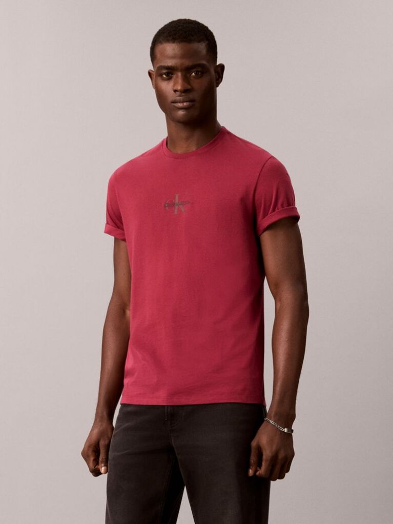 Κόκκινο T-shirt Με Μονόγραμμα  Άνδρας
