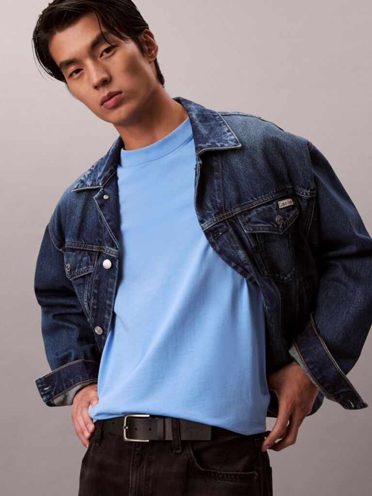Blue Monogram T-shirt  Men