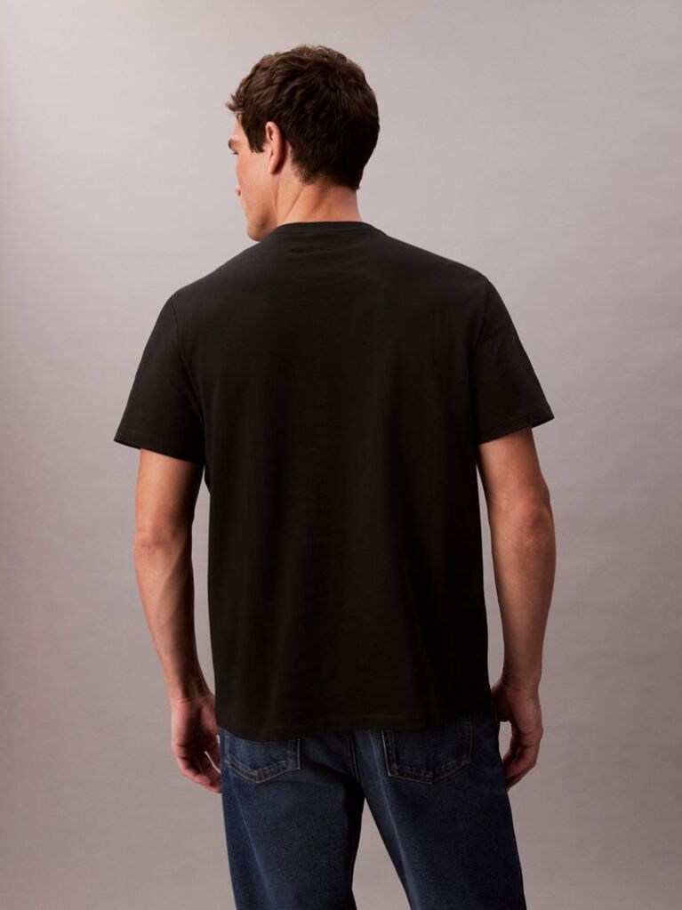 Μαύρο T-shirt Με Λογότυπο  Άνδρας