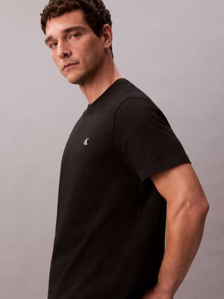Μαύρο T-shirt Με Λογότυπο  Άνδρας