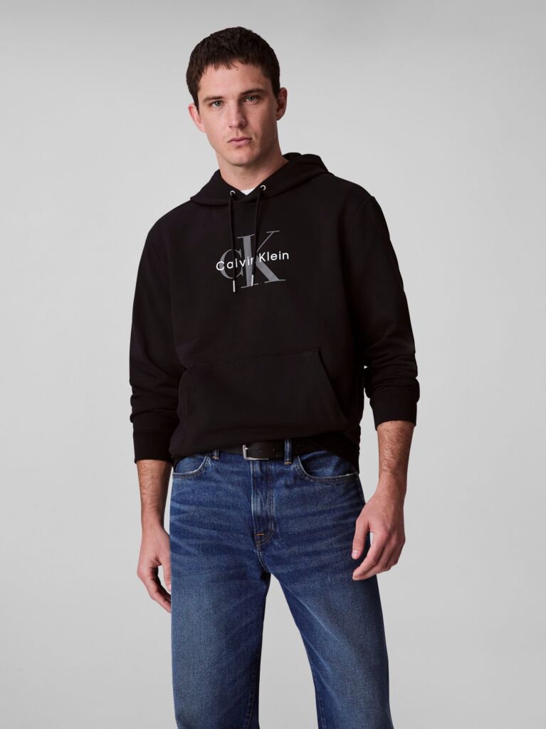 Black Terry Hoodie  Men
