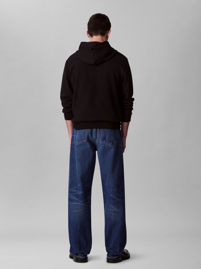 Black Terry Hoodie  Men