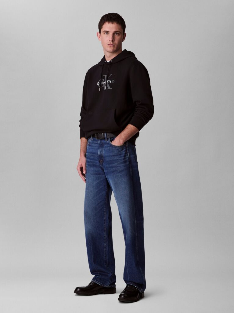 Black Terry Hoodie  Men