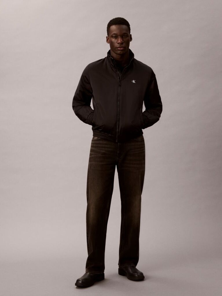 Black Padded Jacket  Men