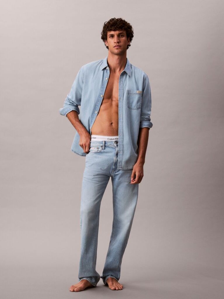 Denim Standard Straight Jeans  Men
