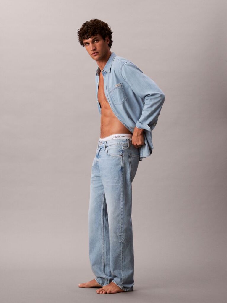 Denim Standard Straight Jeans  Men