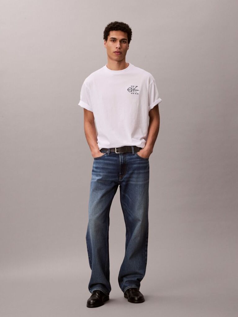 White Short Sleeve T-Shirt  Men