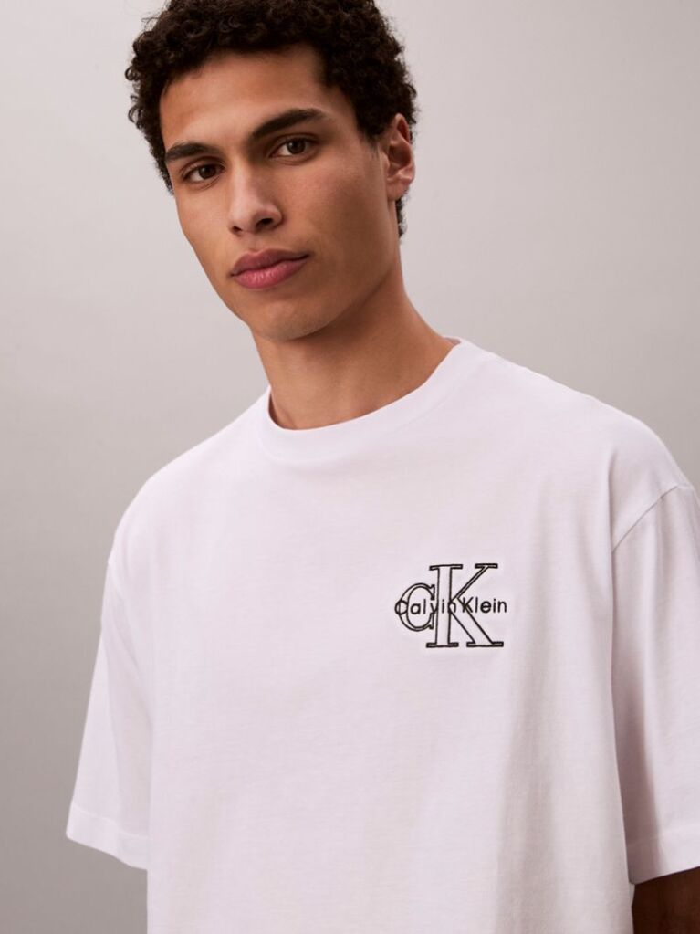 White Short Sleeve T-Shirt  Men