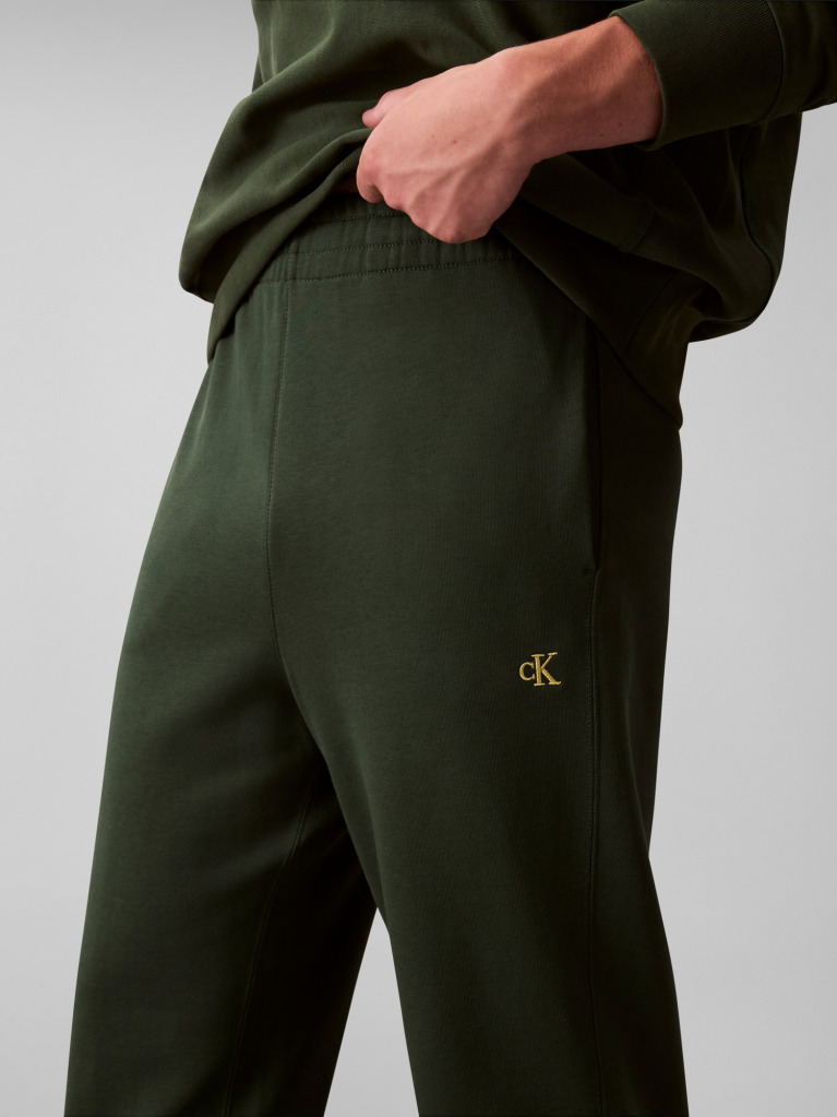 Green Terry Monogram Jogger  Men