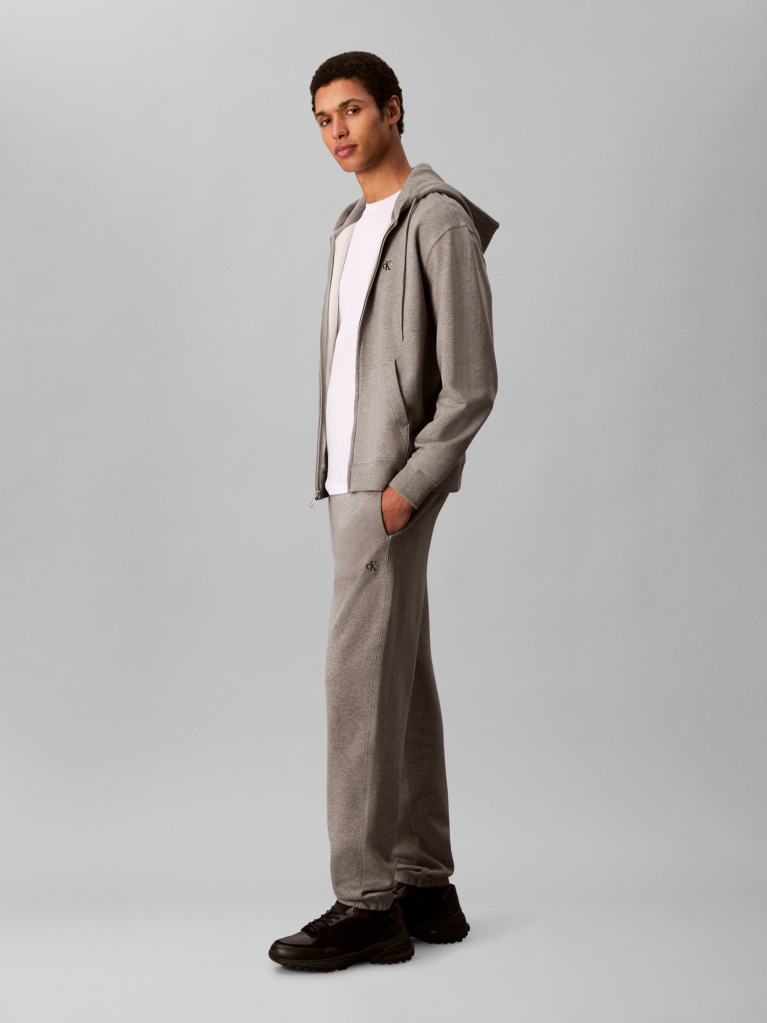 Grey Terry Monogram Jogger  Men