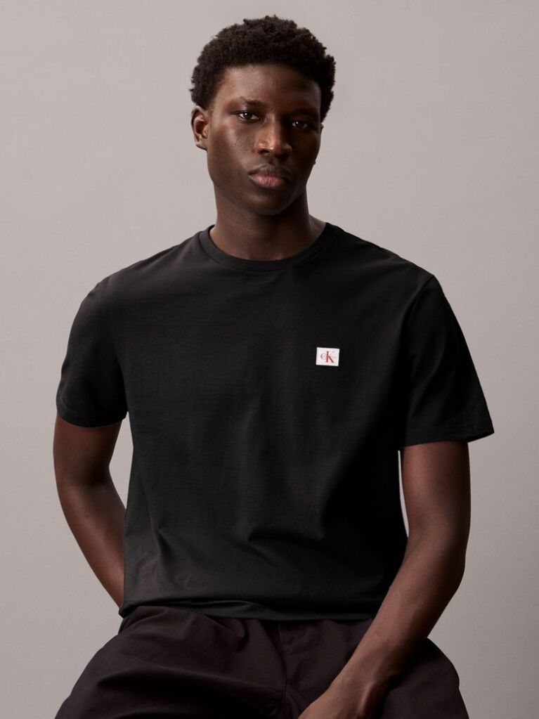 Multi 2 Pack Cotton Badge T-shirts  Men