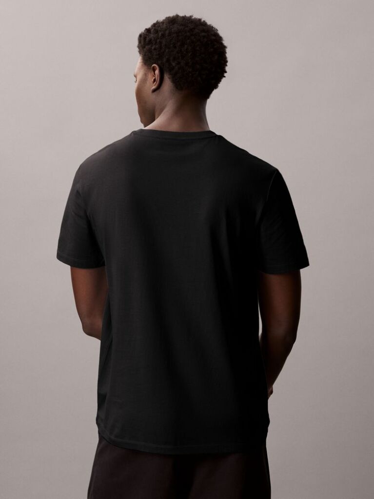 Multi 2 Pack Cotton Badge T-shirts  Men