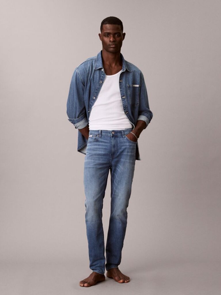 Denim Slim Tapered Jeans  Men