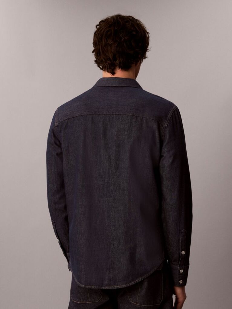 Denim Western Denim Shirt  Men