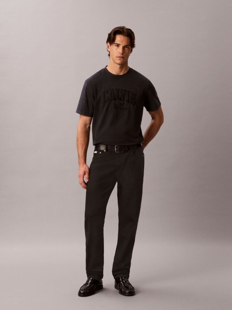 Black Classic Tapered Jeans  Men