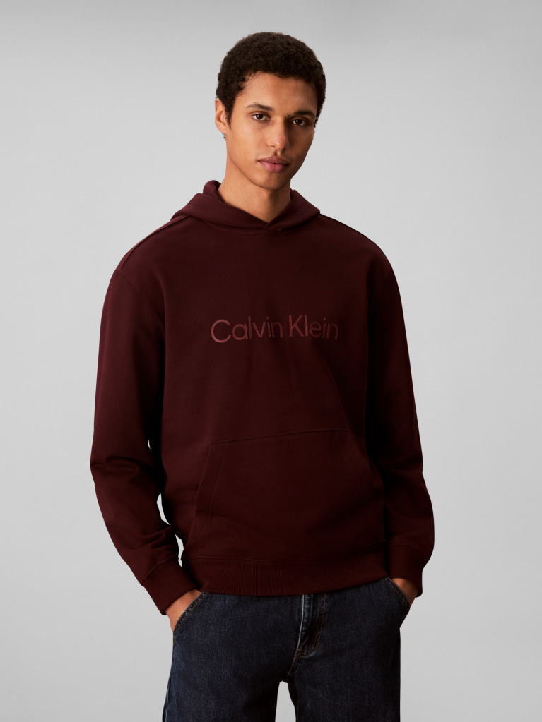 Καφέ Hoodie Με Λογότυπο  Άνδρας