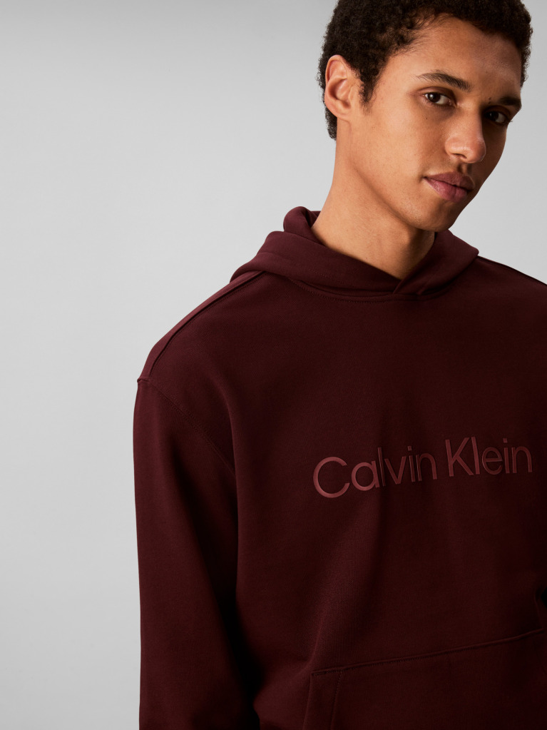 Καφέ Hoodie Με Λογότυπο  Άνδρας