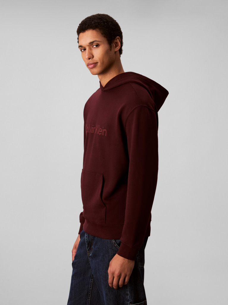 Καφέ Hoodie Με Λογότυπο  Άνδρας