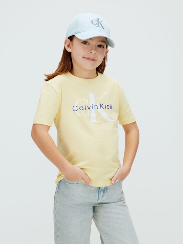 Κίτρινο T-shirt Με Λογότυπο  Παιδικό Unisex