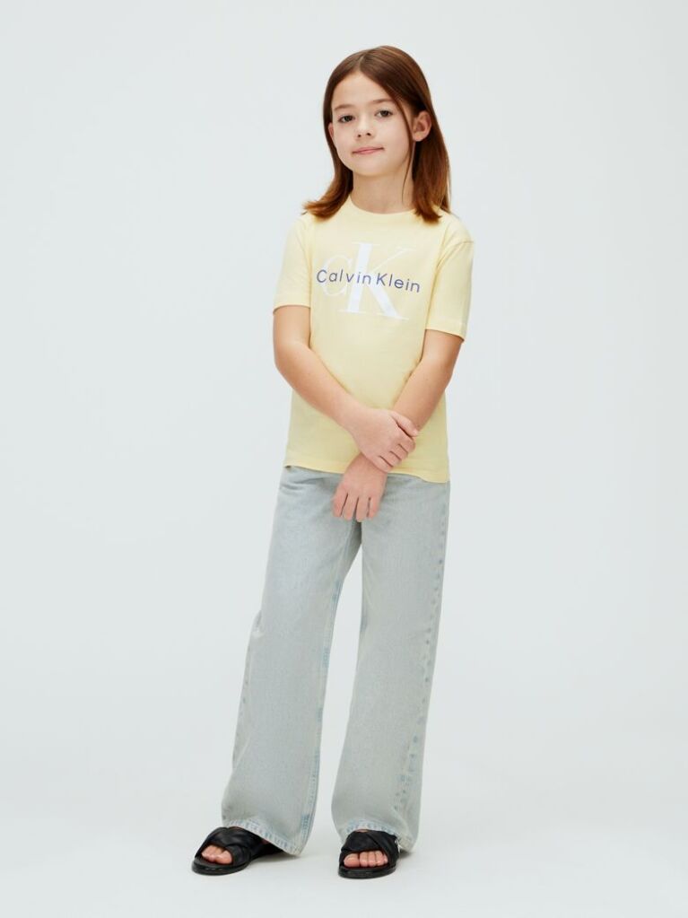 Κίτρινο T-shirt Με Λογότυπο  Παιδικό Unisex