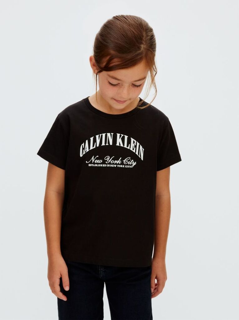 Μαύρο T-shirt Με Λογότυπο  Κορίτσι