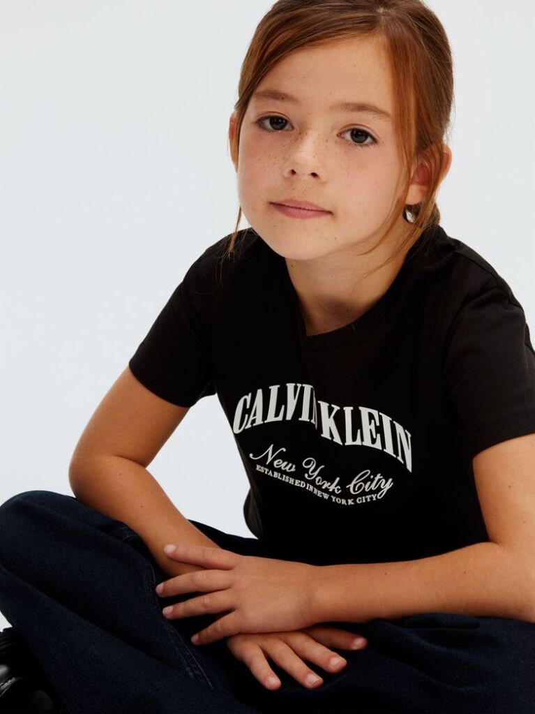 Μαύρο T-shirt Με Λογότυπο  Κορίτσι