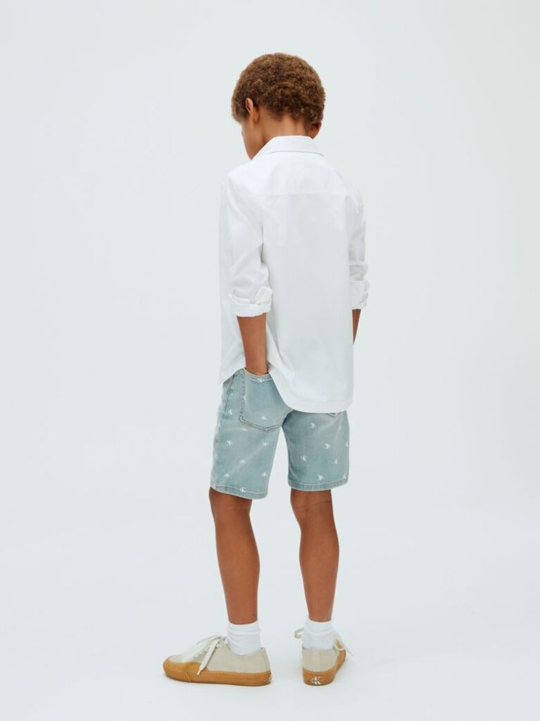 Denim Denim Σορτς Με Print Από Λογότυπο Και Κανονική Γραμμή  Αγόρι