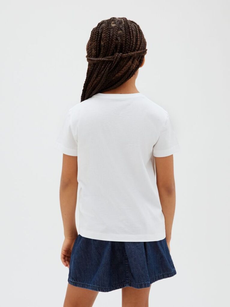 White Kids' Logo T-shirt  Girls