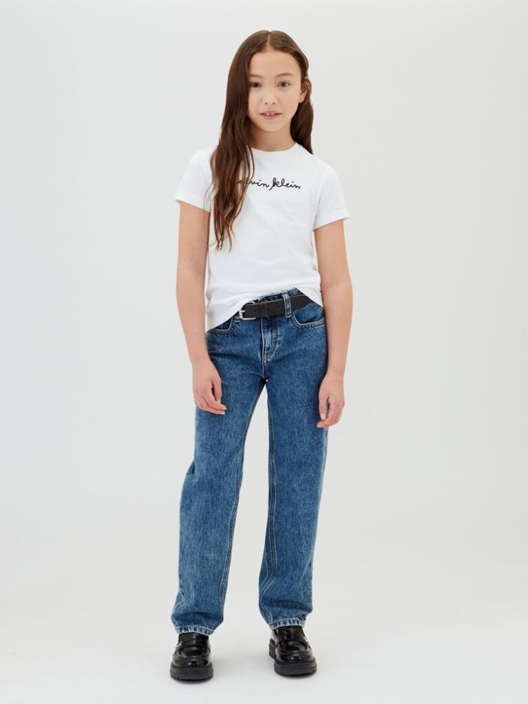 White Kids' Slim Logo T-shirt  Girls
