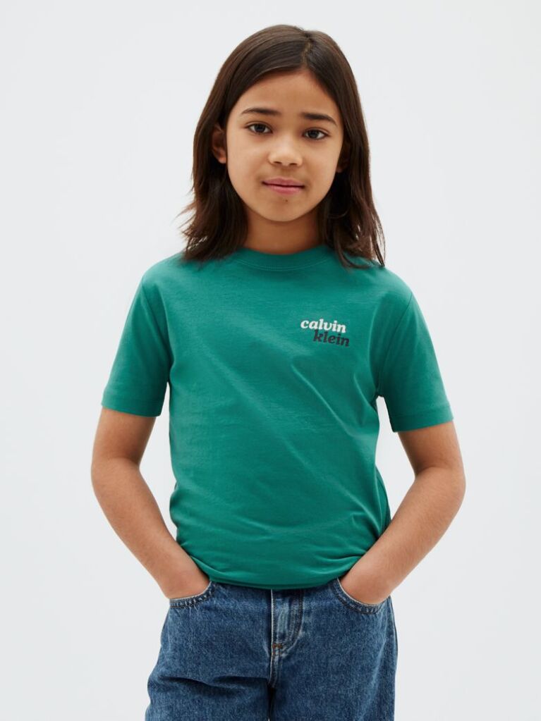 Πράσινο Παιδικό T-Shirt Με Λογότυπο  Αγόρι