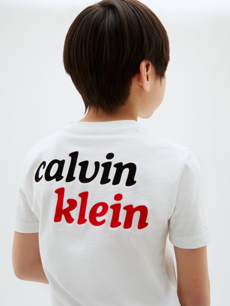 Λευκό Παιδικό T-Shirt Με Λογότυπο  Αγόρι