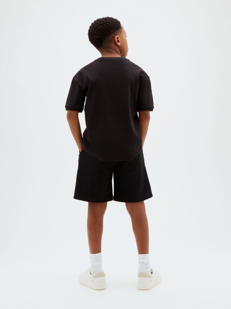 Black Kids' Colour Block T-shirt  Boys