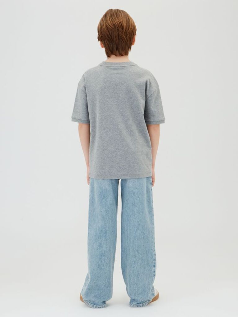 Grey Kids' Colour Block T-shirt  Boys