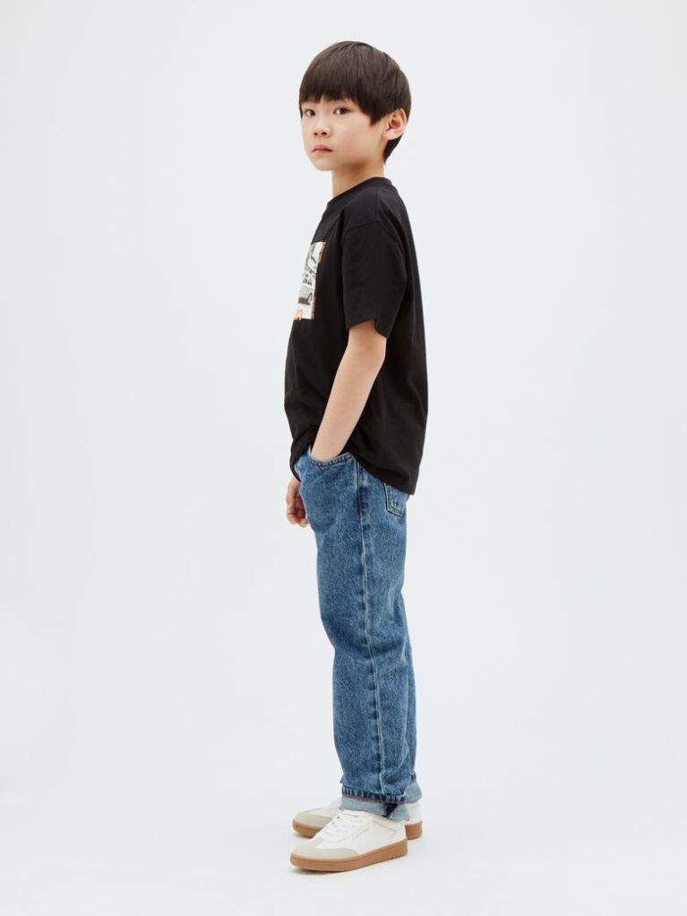 Black Kids' Logo T-shirt  Boys