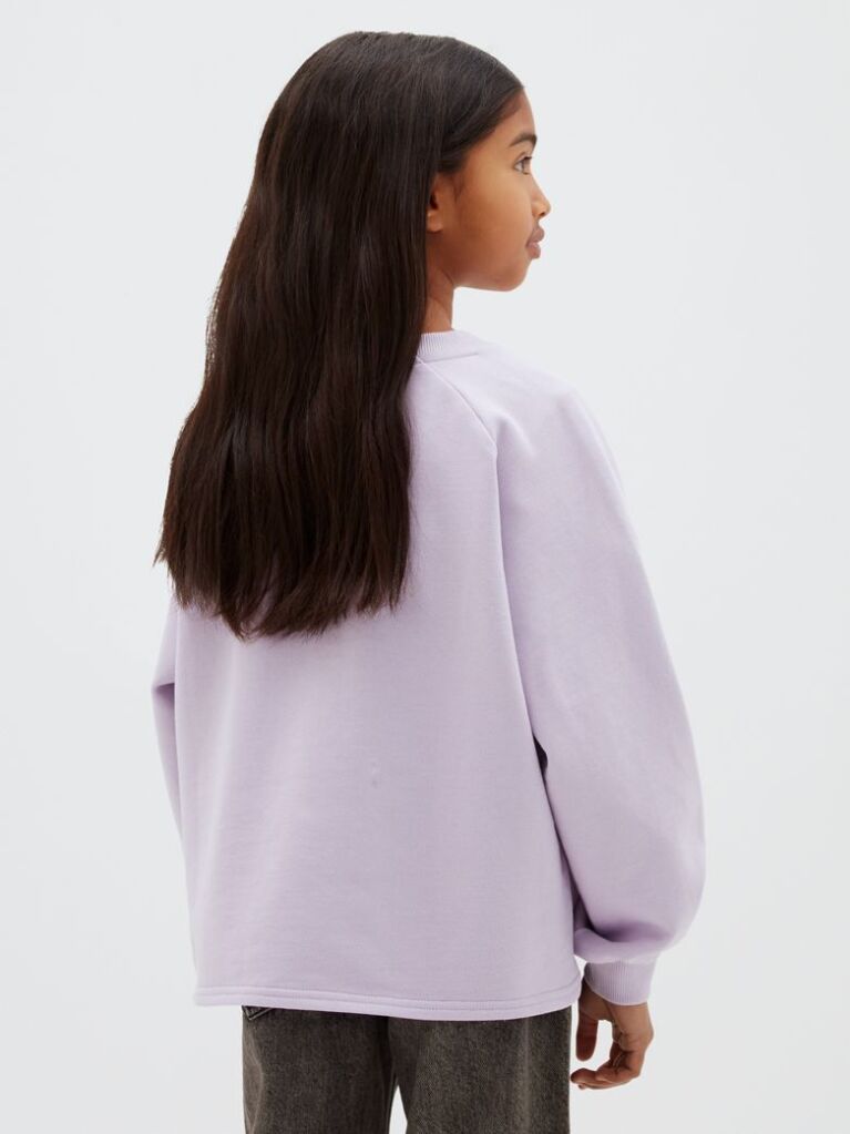 Purple Kids' High-Lo Logo Sweatshirt  Girls