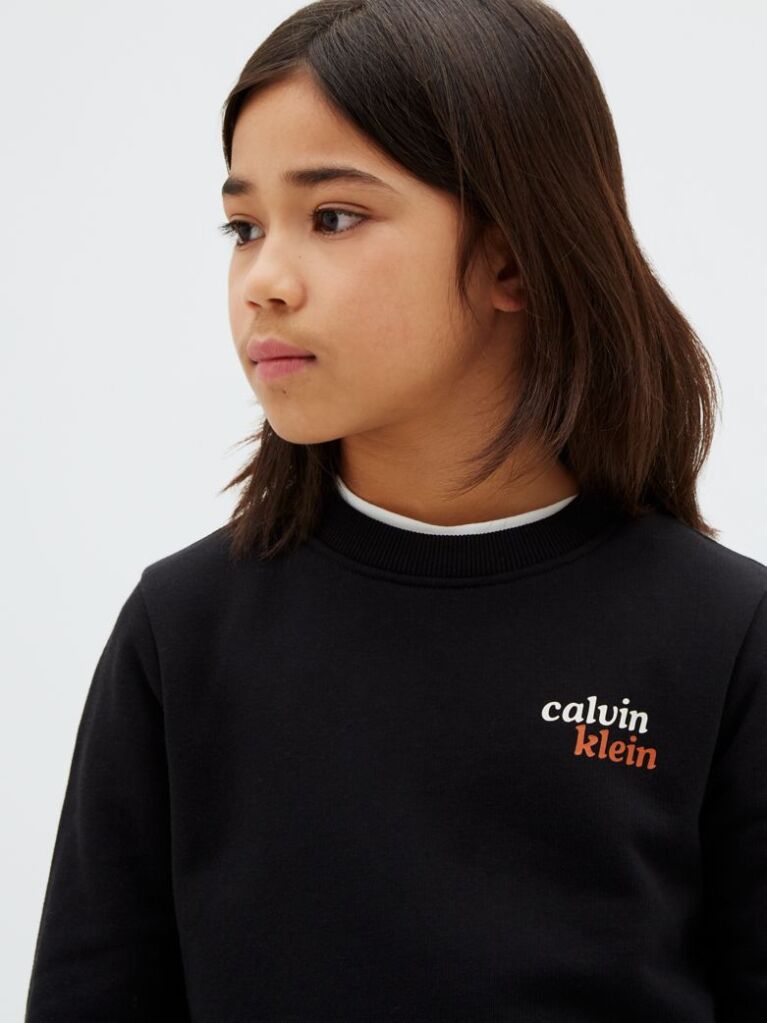 Black Kids' Logo Sweatshirt  Boys