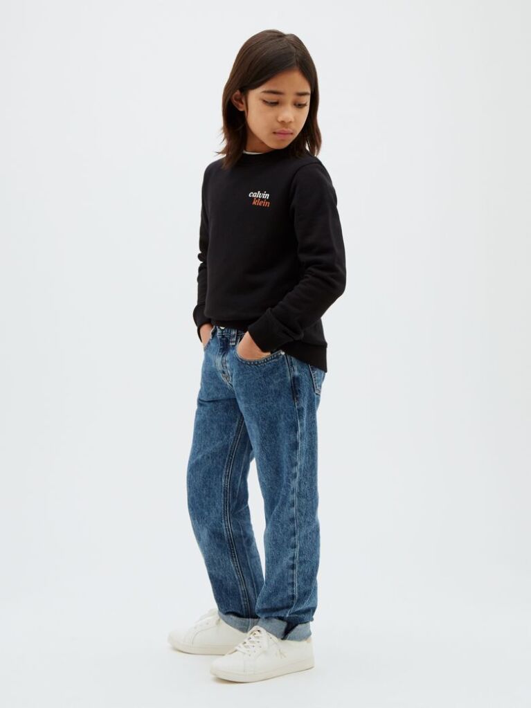 Black Kids' Logo Sweatshirt  Boys
