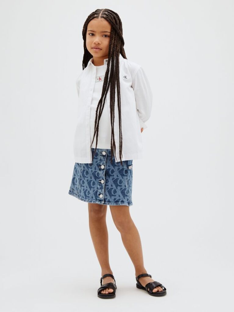 Denim Kids' Denim Logo Skirt  Girls
