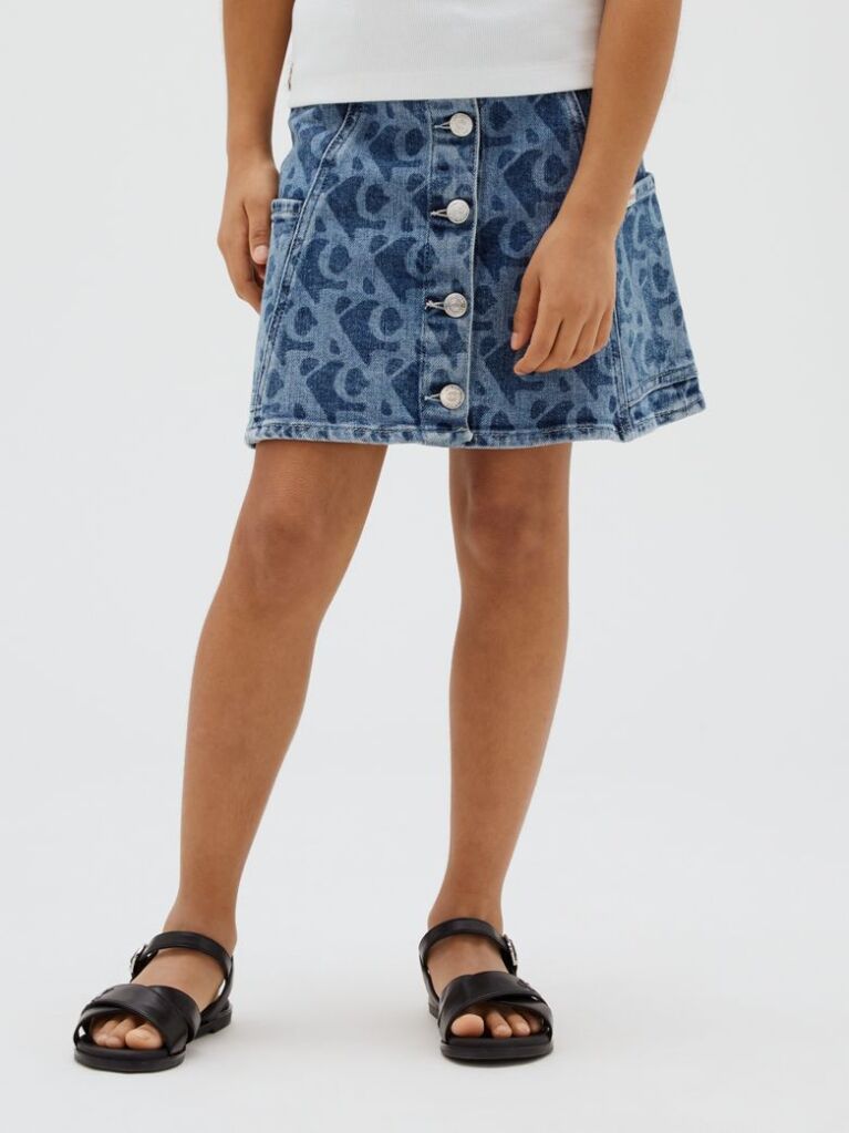 Denim Kids' Denim Logo Skirt  Girls