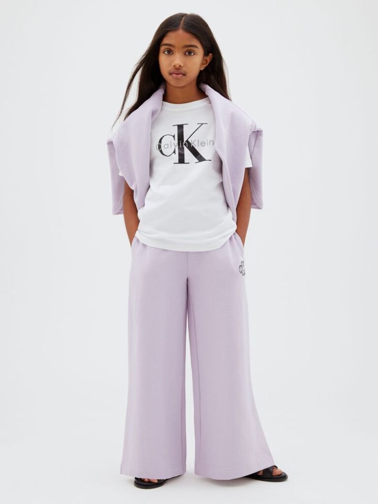Purple Kids' Wide Leg Joggers  Girls