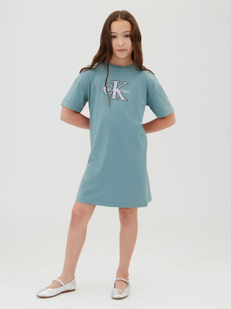 Blue Kids' Signature Logo T-shirt Dress  Girls