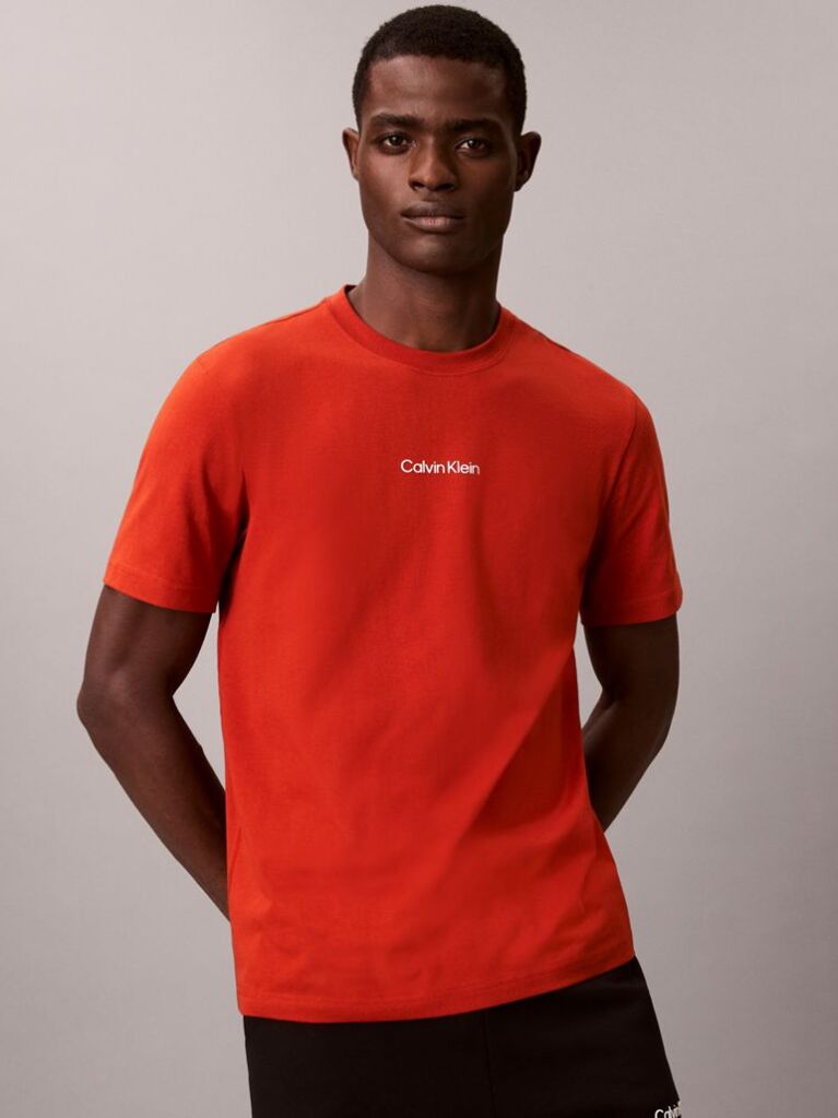 Orange Breathable Quick Dry Gym T-shirt  Men
